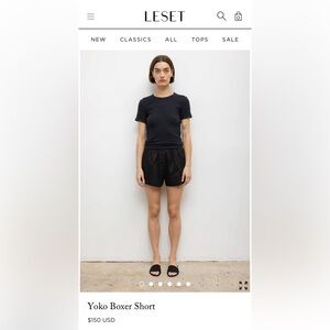 LESET Yoko Boxer Short BNWOT